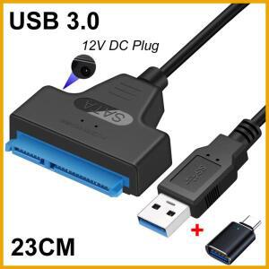 SATA-USB 케이블 USB 3.0 /타입-C to SATA III 하드 드라이브 어댑터 (2.5인치 HDD/SSD 디스크 변환기