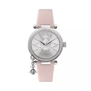 [NS홈쇼핑]비비안웨스트우드 VV006SLPK 오브 여성 가죽 쿼츠 32mm[36126901]