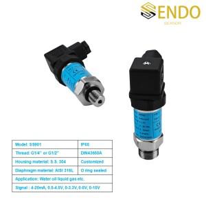 수압 센서 트랜스미터 10bar 게이지 40MPa 4-20mA 0-10V 0.5-4.5V 03.3V G 1/4 나사산 DC