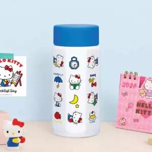 헬로키티 팔각형 스텐 보틀 350ml 블루 651793텀러 캐릭터텀러 물병 텀러