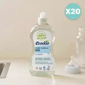 에코두 아기 젖병 세정제 액상 세제 무향 500ml X20개 BNS