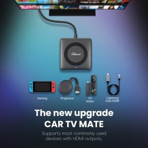 OTTOCAST Car TV Mate C3 멀티미디어 어댑터 무선 CarPlay 비디오 컨버터 스틱 용 HDMI 입력 자동차 액세서