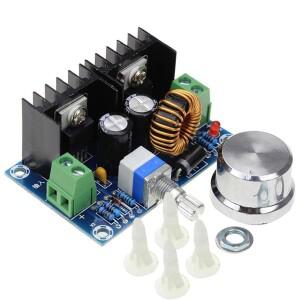 4pcs 블루 XL4016 스텝다운 전원 공급 장치 모듈 94% 효율 조정 가능한 보드 Arduino 배터리 Char용 180kHz