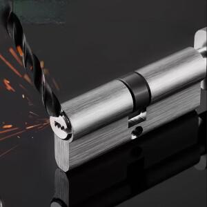 1Pc 유럽 표준 60/70/80/90mm 잠금 실린더 3개의 황동 키가 포함된 어셈블리 파티오 슬라이딩 도어에 적합