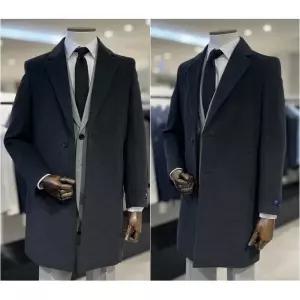 [롯데백화점]레노마 F/W 26년 신상 프리미엄 캐시미어혼방 체스터코트 그레이컬러 RSDIBH92A EK3653