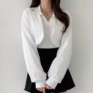 여자 숏가디건 나일론 윈드브레이커 SS 레인 장마룩 점퍼_52