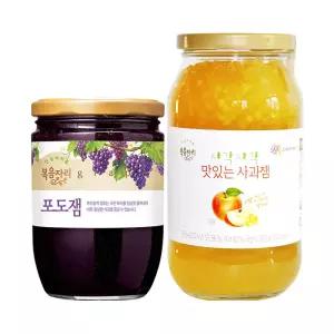 복음자리 포도잼 620g +사각사각 사과잼 810g