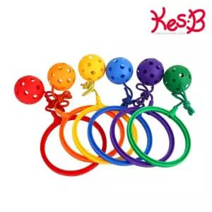 6색 칼라 발목 줄넘기-1세트소프트 유아용 발목줄넘기