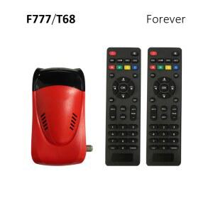 F777 T68 DVB S2X 포에버 1080P HD 디지털 위성 수신기 블라인드 스캔 HEVC H.265 듀얼 RCU MEA SE 아시아 APL5 디코더 지원