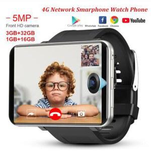 DM100 4G 2.86 인치 화면 스마트 시계 안드로이드 7.1 OS 전화 3GB 32GB 5MP 카메라 480 640 ps 화면 2700mah 배터리 Smartwatch