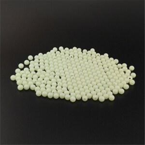 100 개/몫 빛나는 구슬 3mm-8mm 낚시 공간 콩 라운드 플로트 공 야외 낚시 액세서리 세트에 대 한 빛 빛나는