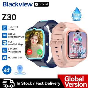 Blackview Z30 어린이 스마트 시계 어린이 전화 시계 LBS WiFi GPS 트리플 AI 포지셔닝 4G 화상 통화 전화 시계 Smartwatch