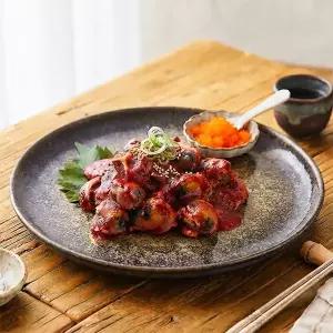 날치알 가리비 무침 300g 톡톡 터지는 식감 매콤 달콤 밥도둑
