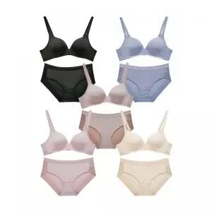 PLAYTEX [5PACK] 노와이어 시크릿밴드 브라팬티 2360007