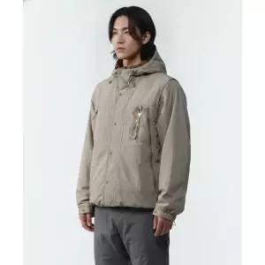 MUSINSA STANDARD [시티 레저] 디태처블 슬리브 윈드브레이커 재킷 [그레이쉬 베이지]
