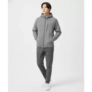 [9월 8일 배송] MUSINSA STANDARD [시티 레저] 그리드 폴라 플리스 바라클라바 후디드 집업 [라이트 그레이