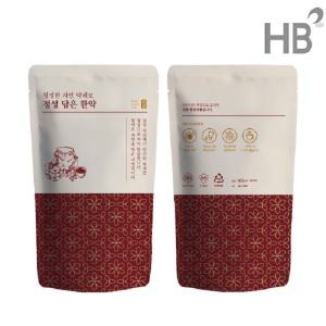 정성담은 한약파우치 무광 100매 한약팩 비닐팩