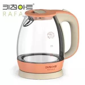 라팔17GF 데이지 유리 전기주전자 1.7L/무선유리전기포트/유리무선주전자/유리전기포트/무선전기포트유리