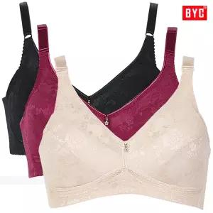 [하프클럽/BYC]BYC자카드부직포라운드브라색상선택1종ABR0054
