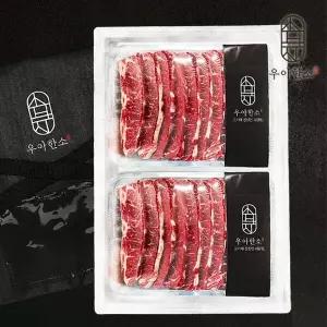 [신세계라이브쇼핑][우아한소] 프리미엄 LA갈비 선물세트 (2kg+2kg) 4kg