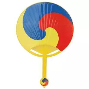 종이부채 태극왕부채 28cm