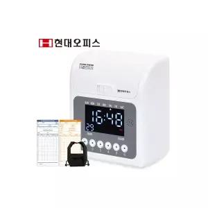 페이퍼프랜드 출퇴근기록기 EF5600D 근태관리기 출퇴근카드 6란인자 디지털시계 알람