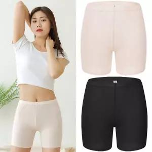 여름속바지 시원한속바지 짧은 3부 인견 여성 학생 중학생 속바지