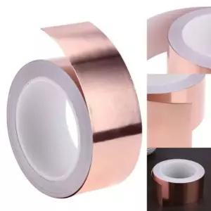 5cm 동박테이프 EMI 단면 전도성 구리호일 50mm X 20M 산업용품