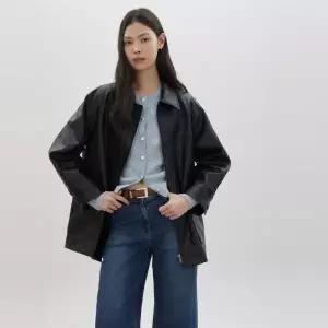 [롯데백화점]씨씨콜렉트 페이크 레더 하프 자켓 C261PSF351