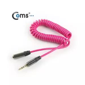 [SP333] Coms 스테레오 케이블(Short/3.5/MF)1M, Pink