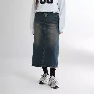 [스파오]데님 롱 스커트 (SPWJE23G01-O)