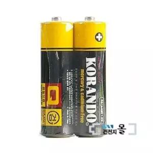도어락배터리 코란도 망간 R6/AAM-2SP(AA 1.5V)-2알(비닐포장)