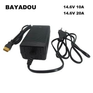 14.6V 10A 20A Lifepo4 고속 충전기 4S 12V 12.8V 인산철 RV 배터리 충전기 XT60 커넥터