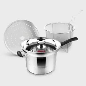 키친아트 찜 냄비 국수 냄비 채반 찜판 찜기 18cm