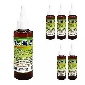 국산 참숯목초액 x6개 110ml 숙성 목초원액 발관리