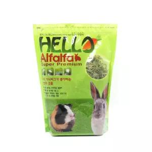 헬로 알팔파(건초) 토끼 기니피그 먹이 영양식 500g