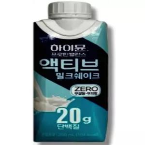 [영양친구] 하이뮨 프로틴 밸런스 액티브 밀크쉐이크 제로 250ml 18개 2박스 단백질