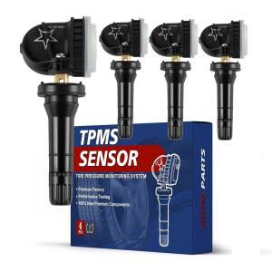 VELDUROVEL 13598771 프로그래밍 타이어 공기압 모니터링 센서 TPMS 센서 대상: - 2007- 이쿼녹스 2011-2015 크루즈 2007-2016 실버라도 1500 2500hd 3500hd 2007-2013 눈사태 세트 4 315MHz