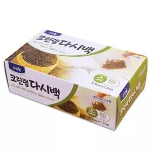 크린 다시백 소형 50P 멸치 한약 차 원두 거름망