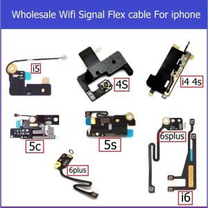 5pcs Wifi 신호 안테나 플렉스 케이블 iPhone 4 4s 5 5S 5c 6 6s 플러스 네트워크 커넥터 안테나 wifi 플렉스 케이블 교체