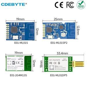 무선 모듈 CDEBYTE E01 시리즈 2.4GHz nRF24L01P nRF24L01 IoT RF 모듈 노르딕 nRF24L01 PA LNA 20dBm 100mW 2.4g 트랜시버