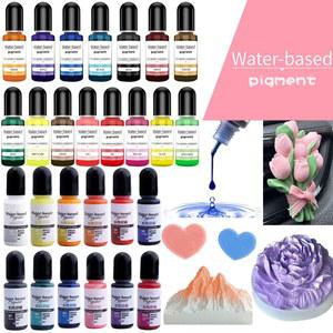 10ml 수성 석고 시멘트 착색 석고 안료 수채화 에센스 파우더 염료 석고 공예 안료 도자기 코팅