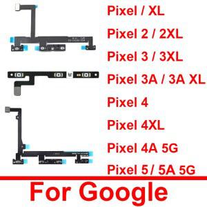 구글 픽셀 2 3 4 5 XL 3A 4A 5A 4G 5G 전원 볼륨 플렉스 케이블 볼륨 단추 플렉스 사이드 키 플렉스 리본 부품