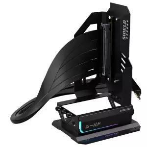 PCI-E 5.0 라이저 케이블 600mm ARGB 지지대 키트 블랙 HPI3452