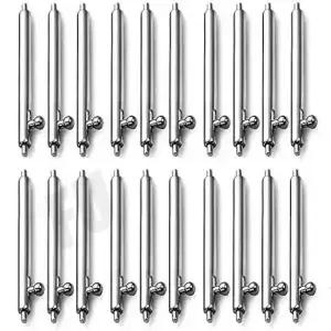 20pcs 퀵 릴리스 핀 스마트 시계 용 1.5 1.8mm 직경 밴드 스트랩 스프링 바 액세서리