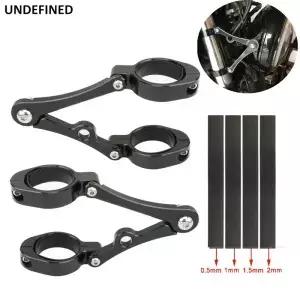 33mm-58mm 헤드 라이트 브래킷 마운트 클램프 포크 튜브 홀더 오토바이 Bobber 카페 레이서 유니버설