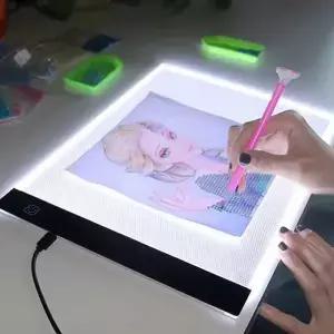 A3/A4/A5 3단계 조광 LED 라이트 패드 드로잉 보드 트레이싱 박스 눈 보호 다이아몬드 페인팅에 더 편리함