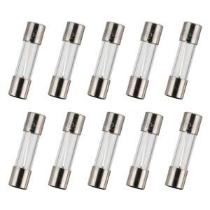 BOJACK F5AL125V 5X20 MM 5A 125V 퓨즈 0.2X0.78 인치 5암페어 125볼트 패스트 블로우 유리 (10개입)