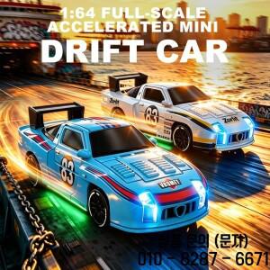 새로운 E91 데스크탑 드리프트 자동차 1:64 미니 2.4G RC 원격 조종 리우저우 4륜 구동 완전 비례 제어 레