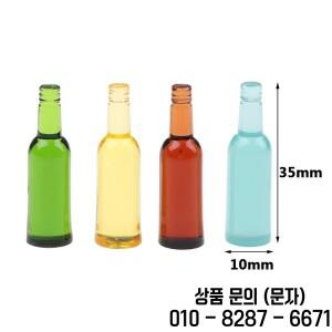 6Pcs 1:12 플라스틱 인형 음료 병 집 미니어처 맥주 액세서리